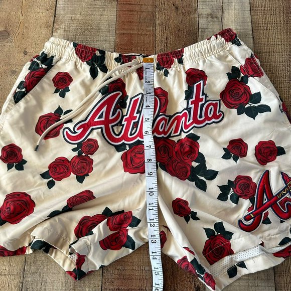 Pro Standard MLB Atlanta Braves Mens Mesh Lined Floral Rose 1995 World Series -L - Picture 6 of 12